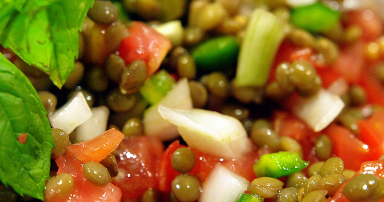 Ensalada de lentejas