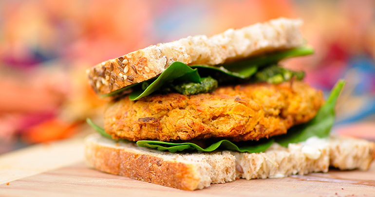 Hamburguesas de garbanzos