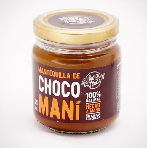 TERRAVERDE MANTECA DE MANI CHOCOMANI 250G
